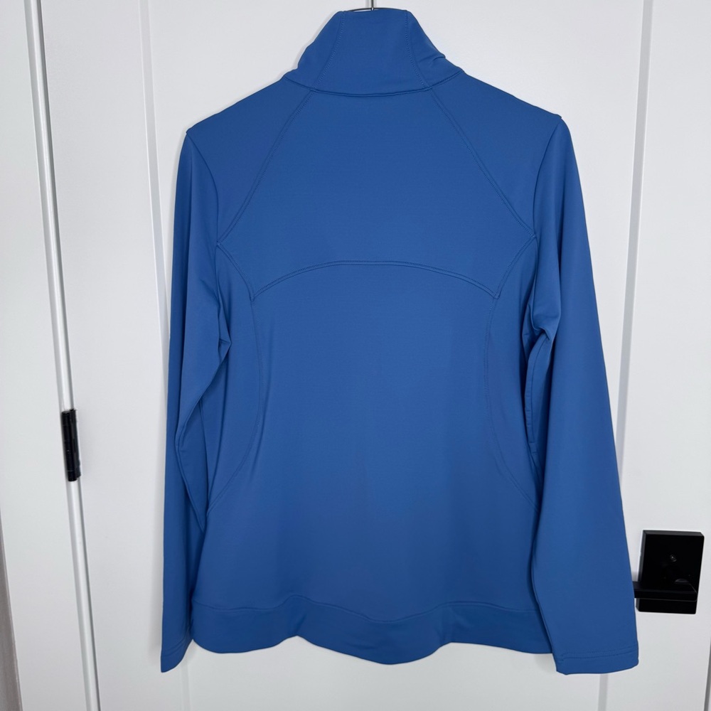 Peter Millar Womens Jacket Full Zip Teal Large UPF50+ Sun Protection W/Logo NWOT - Picture 7 of 7